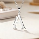 Personalized Simple Initial Name Combination Necklace Jewellery Graduation Birthday Anniversary Gift for Women