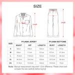 Personalised Pink Striped Cosmetic Girl Jersey Pyjamas with Name Bachelorette Party Birthday Gift for Women Girls