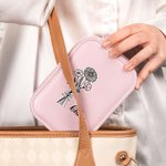 Personalisierte Geburt Blume PU Leder LED Licht Reise Schmuckkästchen mit Namen Geburtstag Geschenk für Brautjungfern Schwestern