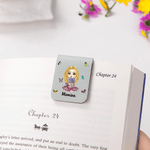 Henkilökohtainen Syntymä Flower Monivärinen sarjakuvahahmo Magneettinen kirjanmerkki Clip nimi joulu syntymäpäivälahja perheelle kirjan ystäville