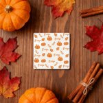 Personalized Pumpkin Maple Leaf Ceramic Coffee Mug with Name Thanksgiving Day Autumn Gift for Family Kids Friends