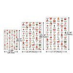 Personalisierte Weihnachtsmann Elch Schneemann Geschenkpapier mit Namen Weihnachten Favor Verpackung Geschenk für Kinder Familie Freunde