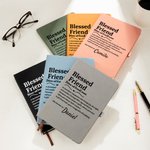 Henkilökohtainen siunattu ystävä Monivärinen A5 muistikirja, jossa on nimi ja vuoratut sivut Kirjaaminen lisävaruste Syntymäpäivä Uskonnollinen Kaste lahja kristityille