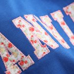 Personalized Multicolor Appliqué Flower Soft T-shirt Sweatshirt Hoodie with Embroidered Name Mother's Day Birthday Christmas Gift Mom Grandma