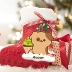Personalized Cute Gingerbread Man Hanging Ornament with Name Home Decor Chrismas Gift for Family Children