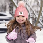 Personalised Cute Reindeer Christmas Tree Multicolour Soft Beanie Hat with Initial and Name Winter Accessory Birthday Gift for Boys Girls