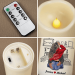 Personalized Cartoon Hugging Couple Flameless LED Battery Candle with Name Valentine's Day Anniversary Gift for Couple