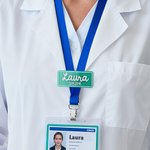 Henkilökohtainen monivärinen akryyli nimi Pin Badge kanssa Job Title Takaisin kouluun sairaala lahja Opettaja Lääkäri Sairaanhoitaja