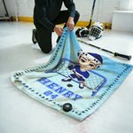 Personalised Cartoon Character Soft Throw Blanket with Name Home Decor Birthday Christmas Birthday Game Gift for Ice Hockey Players  Lovers