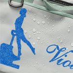 Personalized Pilates Silhouette Multi-Compartment Waterproof Oxford Travel Bag with Name and Shoulder Strap Birthday Gift for Pilates Lover