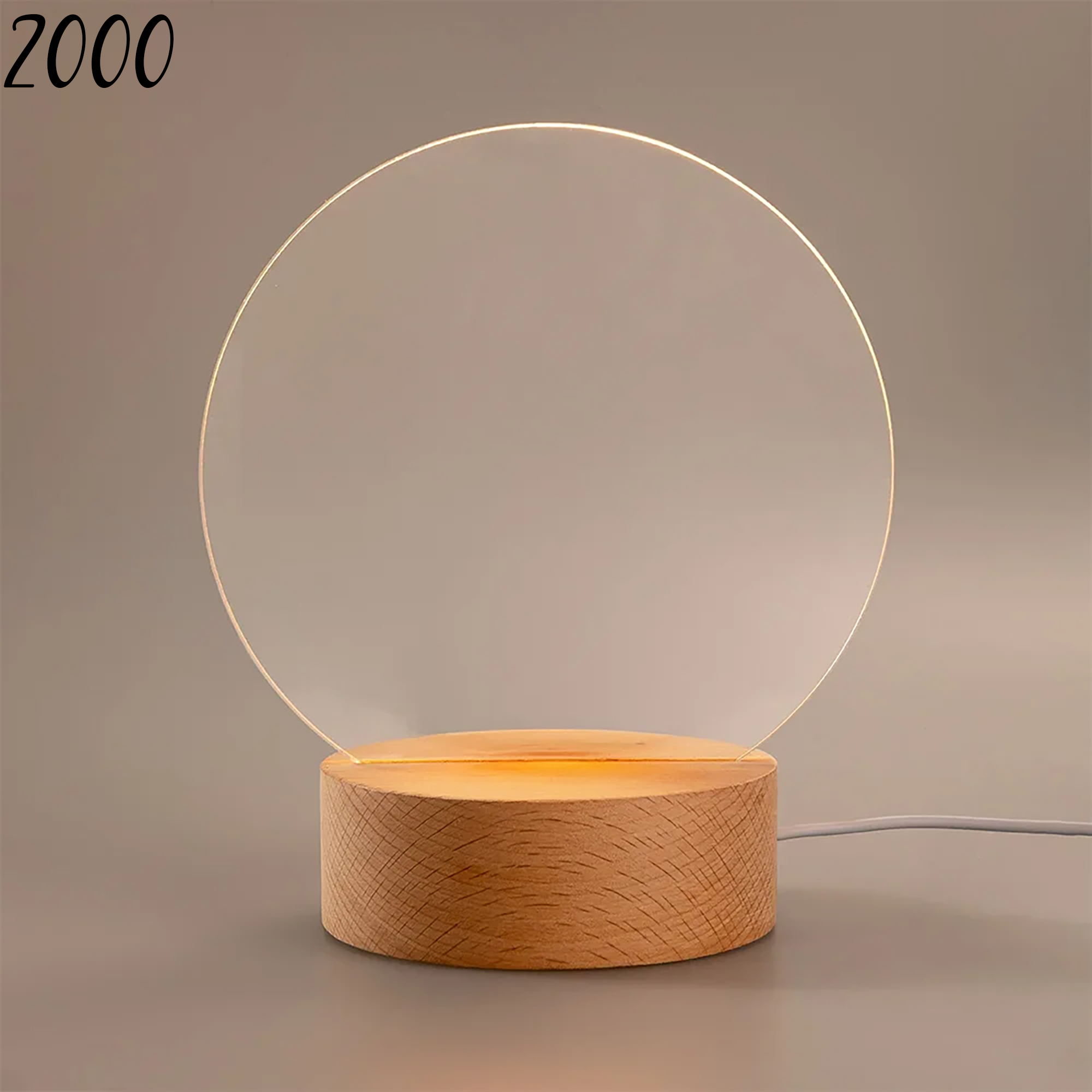 Personalized 【抠图-鲜花-2】CAJJ251676_所见所得 Night Light 1