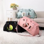 Personalized Cartoon Character Basketball Baseball Waterproof Large Travel Duffel Bag with Name and Initial Birthday Gift for Mom Sports Lovers