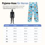 Personalisierte Karomuster Schlafhose mit 1–4 Haustierfotos Namen und Pfotenabdruck Geburtstag Geschenk für Tierliebhaber Haustierbesitzer