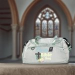 Personlig blommig korsbibel med flera fack Stor resväska med namn och axelrem Dop Födelsedagspresent för kvinnor Kristna