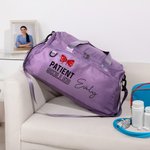 Estetoscopio personalizado con lazo Bolsa de viaje grande con nombre, compartimento para zapatos y correa para el hombro Regalo de agradecimiento de cumpleaños para el personal médico de la enfermera 