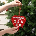 Personalized 1-8 Cute Snowmen Snowflake Wooden Ornament Fridge Magnet with Name and Text Home Decor Christmas Gift for Family Friends