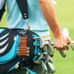 Personalized Golf Theme Monogram Initial PU Leather Golf Tee Holder Bag Tag with Name and 5 Pcs Bamboo Tees Birthday Gift for Golf Player