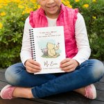 Personalized Classic Winnie the Pooh Spiral A5 Notebook with Text Title and Surname Christmas Birthday Gift for Teachers