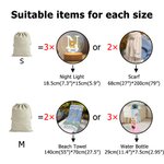 Personalised Birth Flower Drawstring Gift Bag with Name Birthday Anniversary Christmas Gift for Kids Family Friends