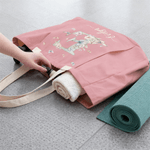 Personalized Butterfly Initial Large Capacity Yoga Mat Bag with Name Fitness Accessory Birthday Gift for Women Yoga Lovers