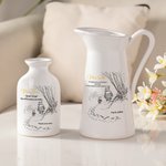 Personalized Classic Winnie the Pooh Ceramic Vase with Name and Text Home Decor Appreciation Christmas Gift for Teacher