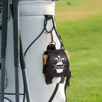 Personalized Multicolor PU Leather Monogrammed Golf Ball Tee Holder Bag with Initial and Name Sport Accessories Birthday Gift for Golf Players Lovers