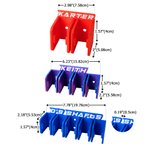 Support de crosse de hockey personnalisé multicolore imprimé en 3D avec texte et 2-5 crosses Fixation murale Stockage à domicile Cadeau d'anniversaire pour les amateurs de hockey