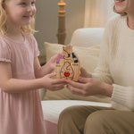 Puzzle di famiglia in legno personalizzato con cuore innamorato e 2-8 nomi, decorazione da scrivania, regalo di compleanno e anniversario per la famiglia.