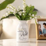 Personalized Classic Winnie the Pooh Ceramic Vase with Name and Text Home Decor Appreciation Christmas Gift for Teacher