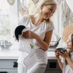 Personlig akvarell julgran Chinoiserie nötknäppare kökshandduk med text köksinredning julklapp för familj vänner