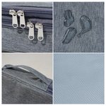 Personalized Name Portable Double Layer Cord Organizer Storage Bag with Handle Office Travel Essential Birthday Gift for Travel Enthusiast