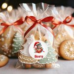 Personalized Cute Dinosaur Design Waterproof Stickers Labels with Name Gift Decor Christmas Party Favors for Boys Girls Kids