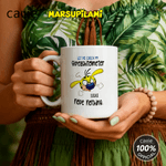 Personalized Yellow-Spotted Leopard Marsupilami 11 oz 15 oz Ceramic Mug with Name Christmas Gift for Friends  | Callie × Marsupilami®