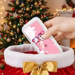 Personalized Cute Cartoon Snowman Initial Food-Grade Kid's Fork Spoon Knife 3 Pcs Cutlery Set with Name Daily Use Christmas Gift for Kids