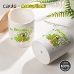 Personalized Long-Tailed Leopard Marsupilami Ceramic Planter Pot with Bamboo Tray Christmas Birthday Gift for Friend Family  | Callie × Marsupilami®