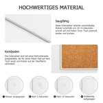 Personalisierte 2-tlg. Quadratischer Keramik-Untersetzer mit Weihnachtskranz und Initiale Tischdeko Weihnachtsgeschenk für Familie Freunde