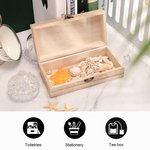 Personalized Mermaid Ocean Animals Wooden Memory Storage Box with Name and Text Birthday Baby Shower Gift for Newborn Parent
