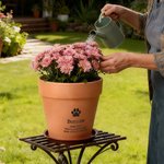 Personalized Pet Name Engraved Dog Ears Plant Pot with Text Garden Decor Pet Loss Sympathy Memorial Gift for Dog Lovers