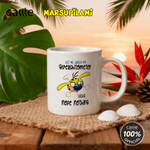 Personalized Yellow-Spotted Leopard Marsupilami 11 oz 15 oz Ceramic Mug with Name Christmas Gift for Friends  | Callie × Marsupilami®
