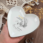 Personalized Classic Winnie the Pooh Ceramic Trinket Jewelry Tray with Name and Heartfelt Message Appreciation Christmas Gift for Mom Teacher