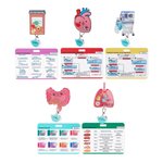 Personalised Human Organs Pills Anesthesia Machine Retractable Shaker Badge Reel with Name and Buddy Appreciation Nurse Week Gift for Nurse Doctor