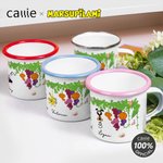 Multicolor Cute Long Tailed Marsupilami 12 oz Enamel Mug with Name Daily Use Outdoor Activities Birthday Gift for Kids | Callie × Marsupilami®