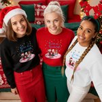 Personalisiertes Sweatshirt mit 2-6 Cartoon-Mädchen und Namen Weihnachten Täglicher Gebrauch Weihnachtsgeschenk für Beste Freundinnen