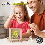 Personalized Long-Tailed Leopard Marsupilami Clear Window Money Box Piggy Bank with Name Christmas Birthday Gift for Kids | Callie × Marsupilami®