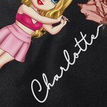 Personalized Cartoon Character Birth Flower Golf Shoes Bag with Name Multi-Compartment Sports Accessories Golf Club Birthday Gift for Golf Lovers