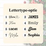 Gepersonaliseerde Gebreide Kerstkous met Geborduurde Naamletter Openhaard- en Kerstboomdecoratie Hangend Ornament Kerstcadeau voor Familie Vrienden