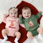 Personalised Adorable Baby 100% Cotton Baby Bodysuit with Name Baby Shower Christmas Gift for Babies Newborns