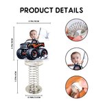 Personalized Face Photo Motorbike Acrylic Spring Car Ornament Birthday Gift for Family Car Owners