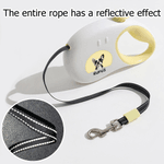 Personalized Cute 3D Cartoon Dog Leash with Name Outdoor Accessories Pet Party Christmas Birthday Gift for Pet Owners