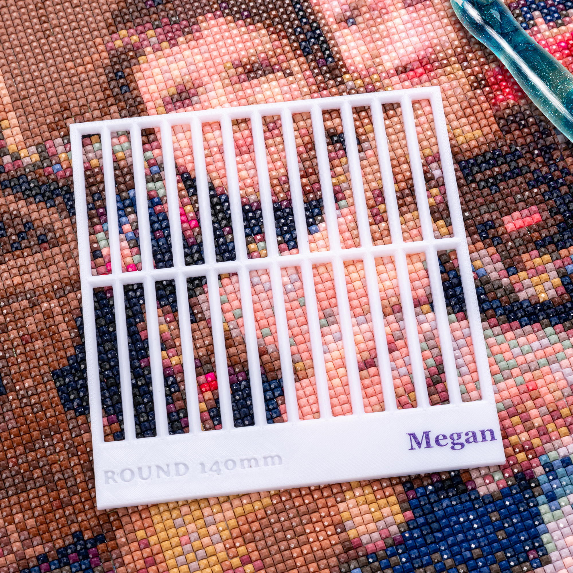Personalized Multicolor Diamond Painting Ruler with Name Birthday ...